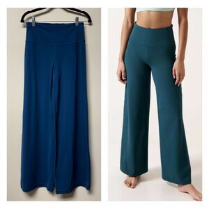 ATHLETA Elation Wide Leg Pant Dark Sardinia Blue, Sz M